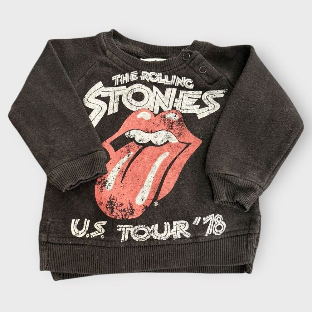 The Rolling Stones Graphic Sweatshirt Infant Baby size 12 Months US Tour '78